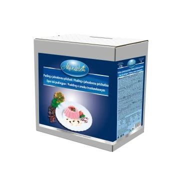 Jahodový puding