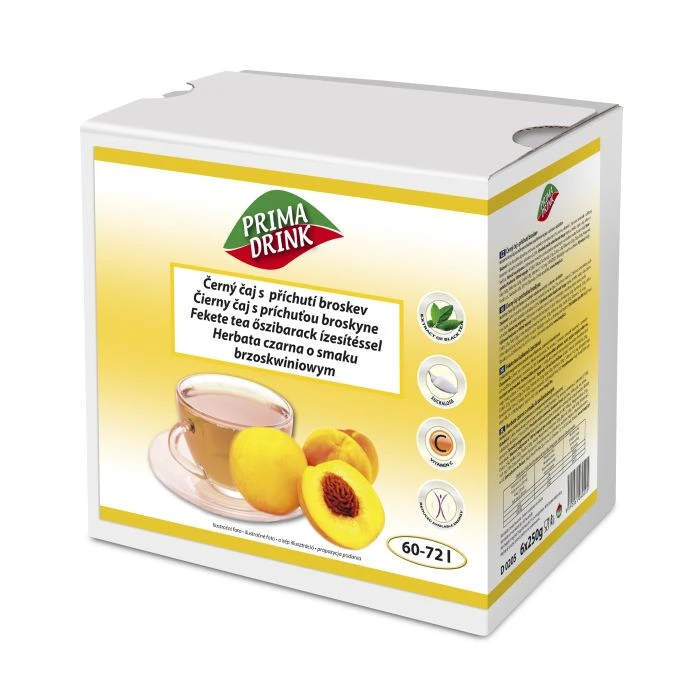 Black tea peach main product photo