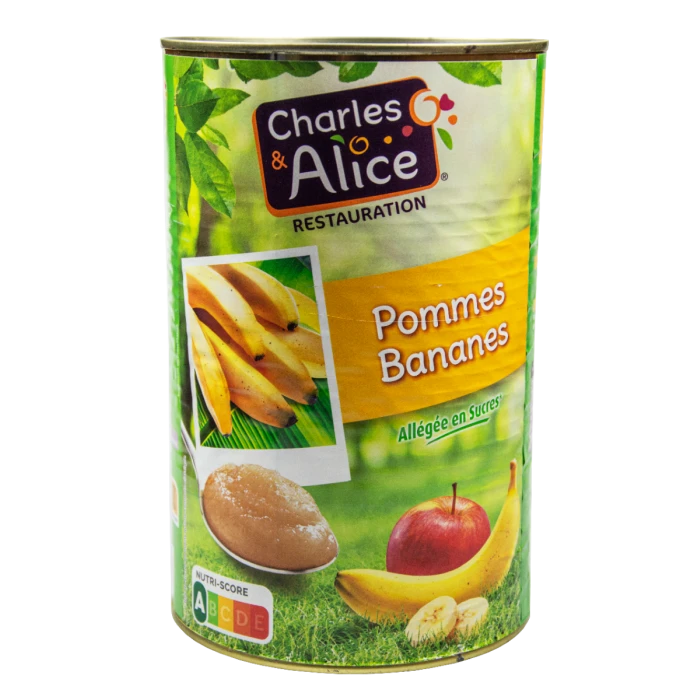 Fruit puree apple with banana main product photo